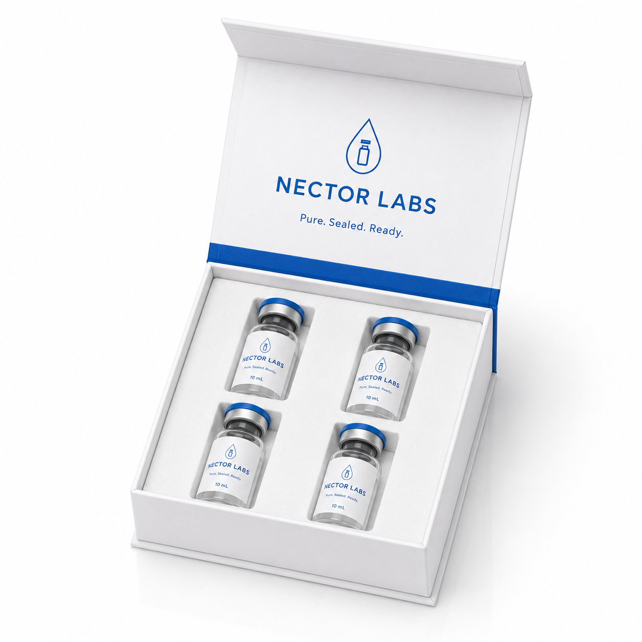 4 BAC Water 10 ml vials